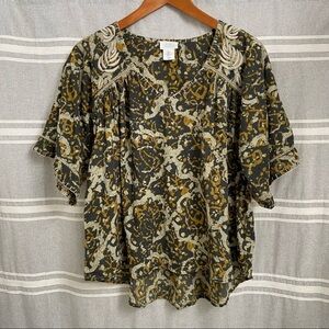 SIGRID OLSEN / 1/2 Sleeve Blouse Size S
